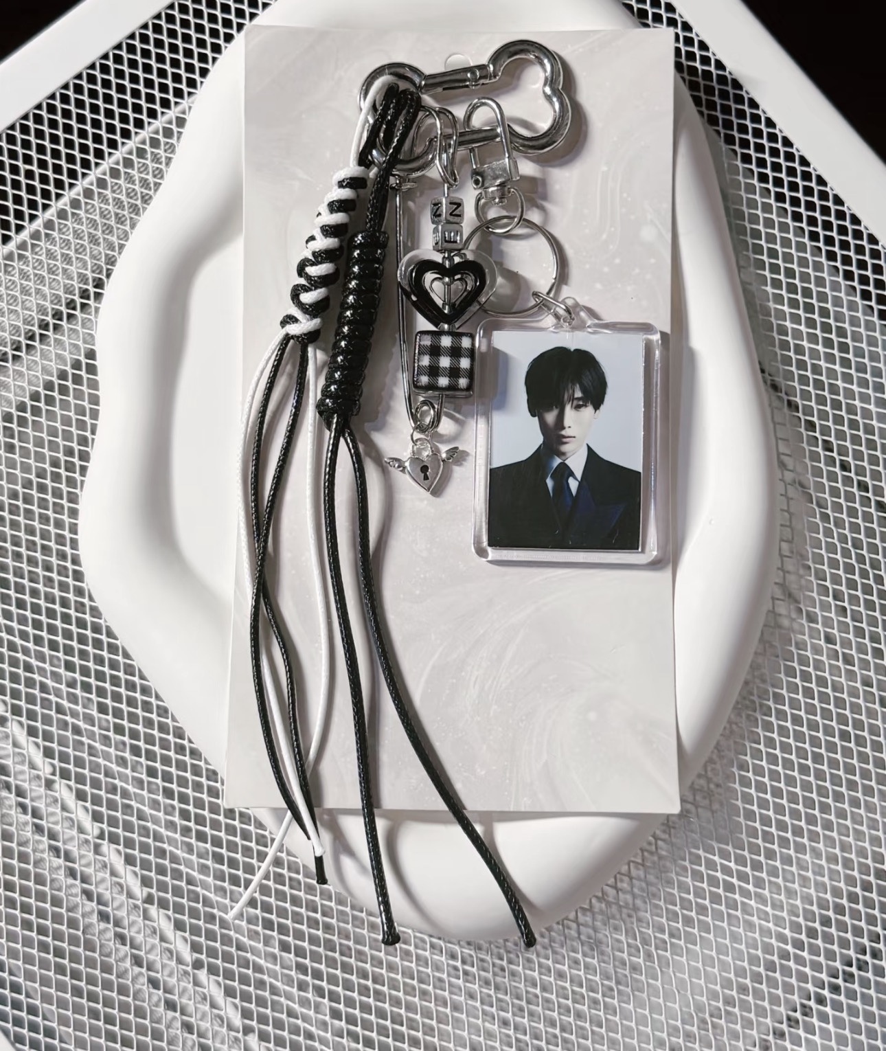 ENHYPEN Member Handmade Acrylic Keychain Bag Charm