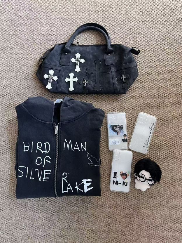 Enhypen Niki inspired PALY HOLLYWOOD Zip-Up Hoodie Jacket