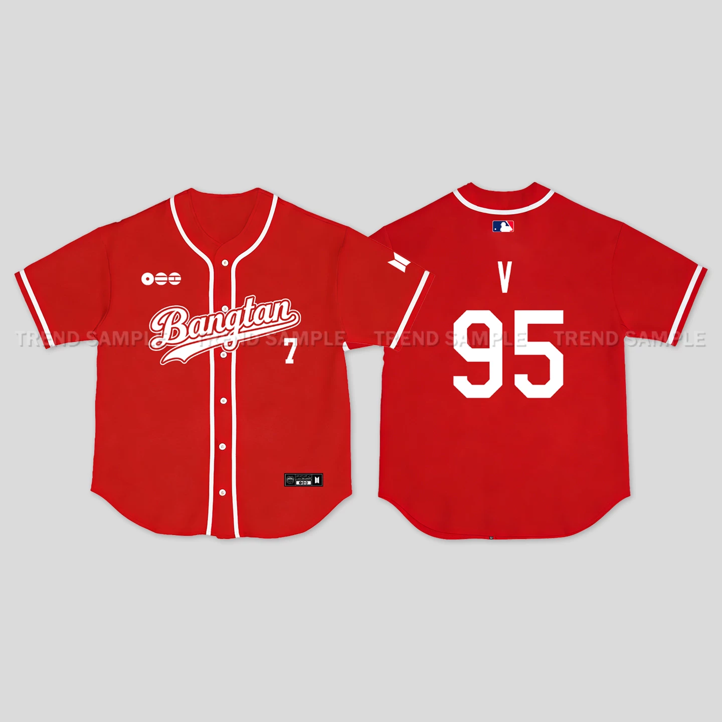 BTS ARIRANG World Tour Inspired Bangtan Baseball Jersey
