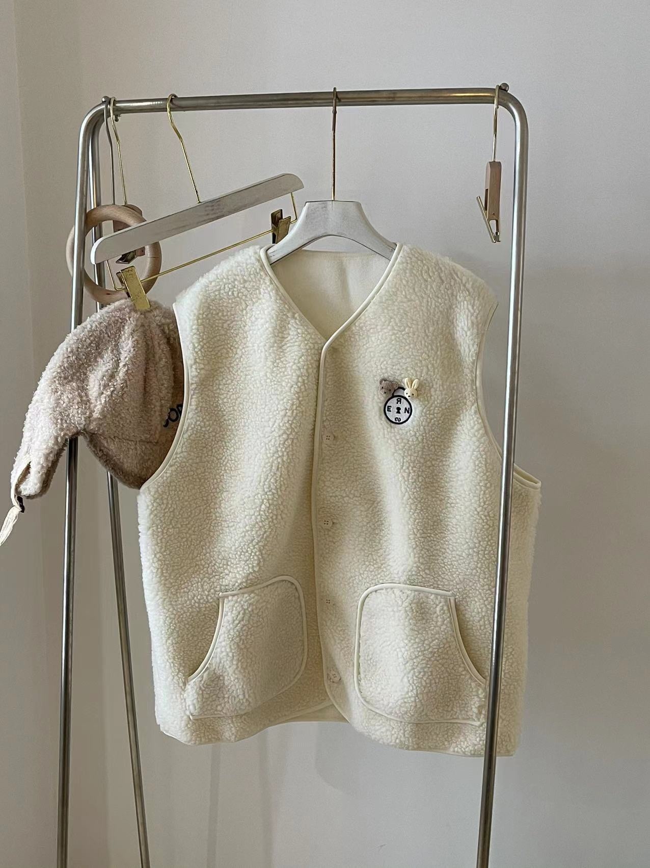 Seventeen Jeonghan  Inspired Sherpa Vest