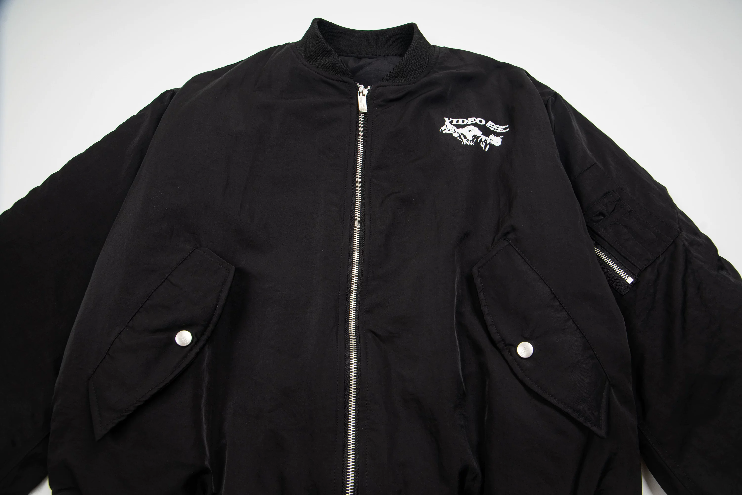 Enhypen Ni-ki Inspired ERD Style Video Graphic Bomber Jacket