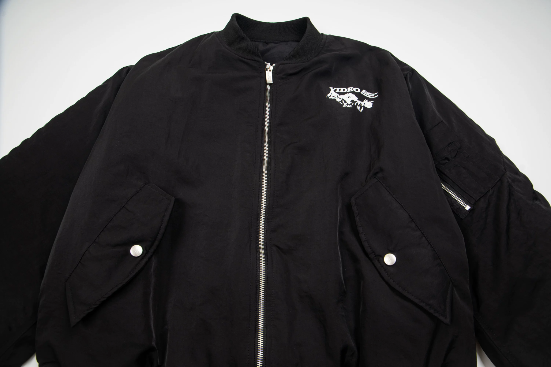 Enhypen Ni-ki Inspired ERD Style Video Graphic Bomber Jacket