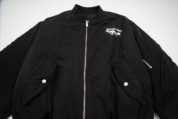 Enhypen Ni-ki Inspired ERD Style Video Graphic Bomber Jacket