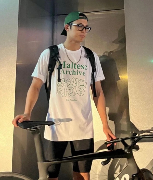 Seventeen Mingyu dog print Inspired Oversized Cotton T-Shirt