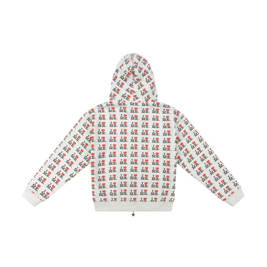 ILLIT NOT CUTE ANYMORE Inspired I HEART ME Print Tracksuit Set