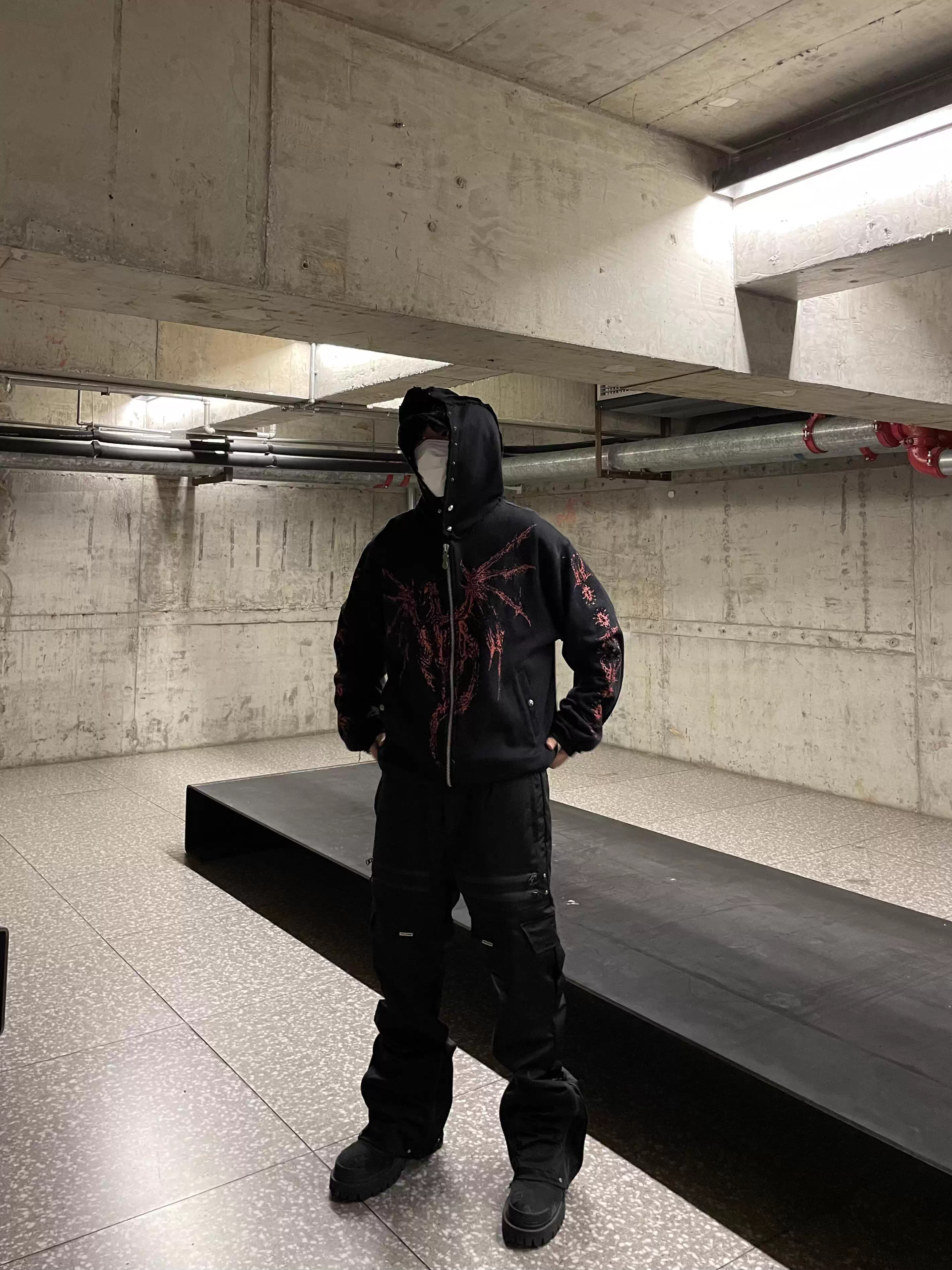 ENHYPEN Heeseung Inspired Dragon Print Hoodie