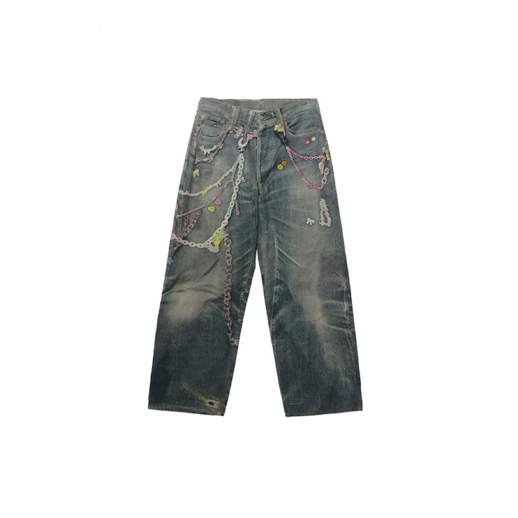 Blackpink Jennie Inspired 3D Candy Chain Printed Pants