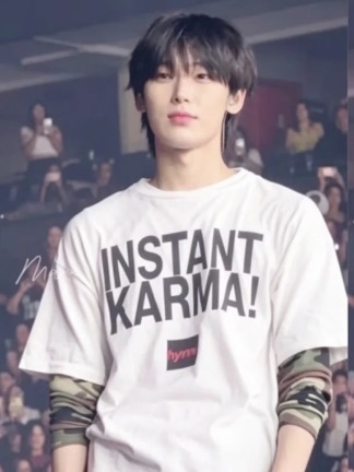 Enhypen Sunoo Inspired Instant Karma Graphic T-shirt