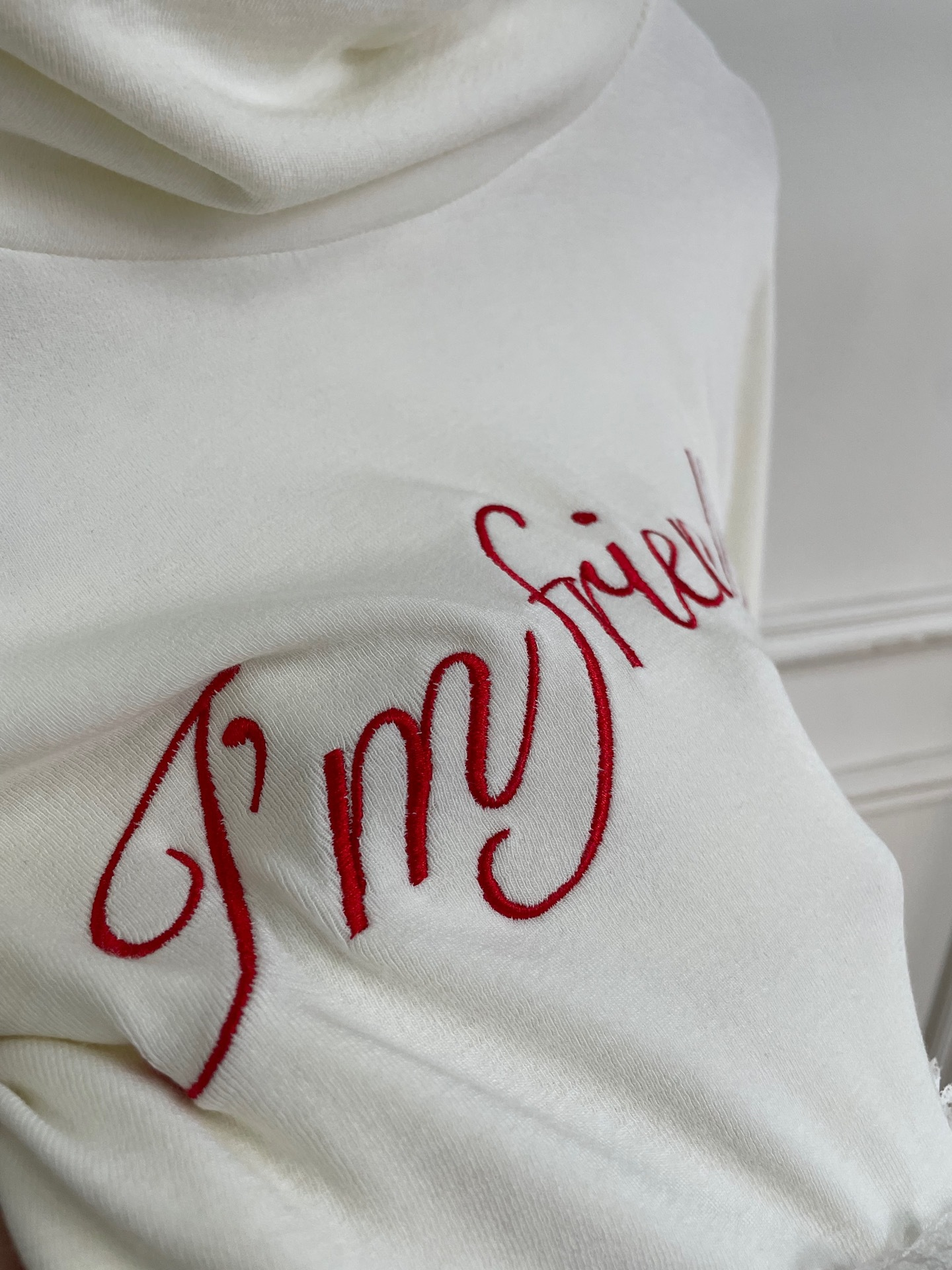 Lace heart long-sleeve hooded top-Blackpink Jennie