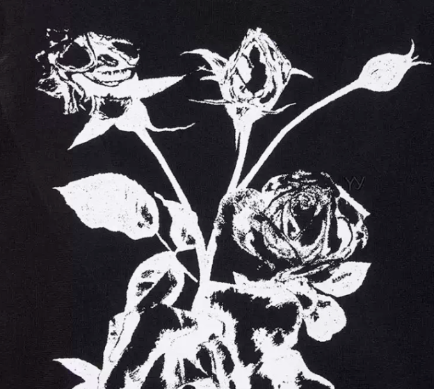 LE SSERAFIM Chaewon Inspired Rose Baby Tee