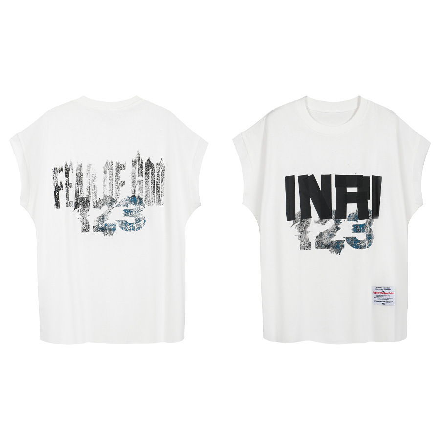 Seventeen DK Inspired Washed Grey Sleeveless Tee