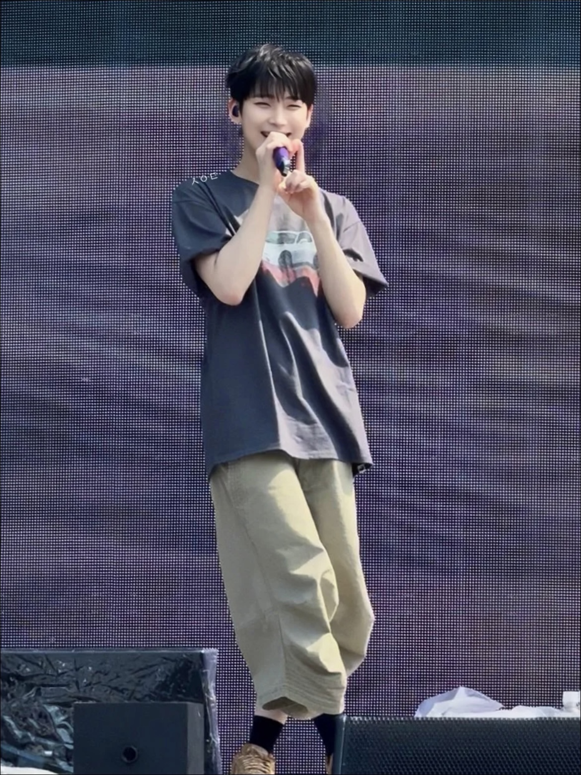 ENHYPEN Sunoo Inspired Sports Car Print T-shirt