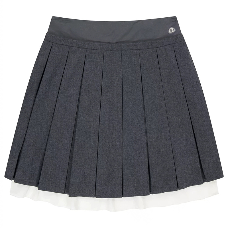 Newjeans Haerin Inspired Peter Pan Collar Jacket & Pleated Skirt Set