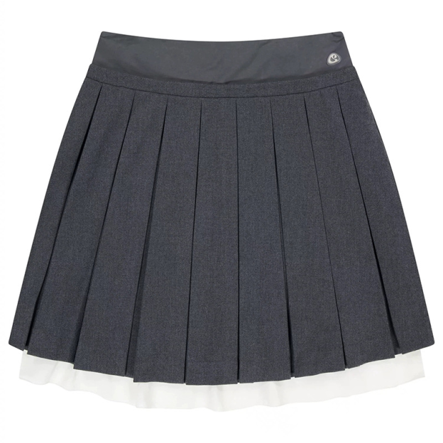 Newjeans Haerin Inspired Peter Pan Collar Jacket & Pleated Skirt Set