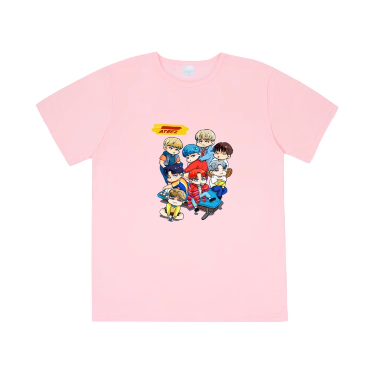 ATEEZ Customized Cartoon T-Shirt