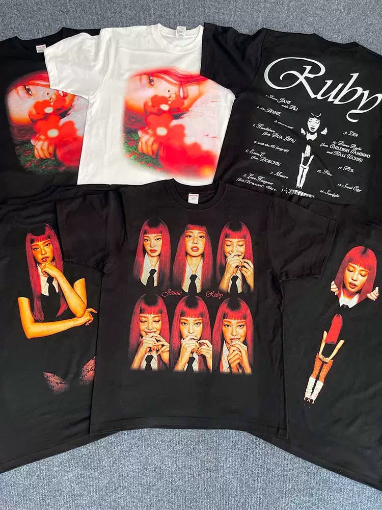 Blackpink Jennie Complex LA Rubify inspired tshirt