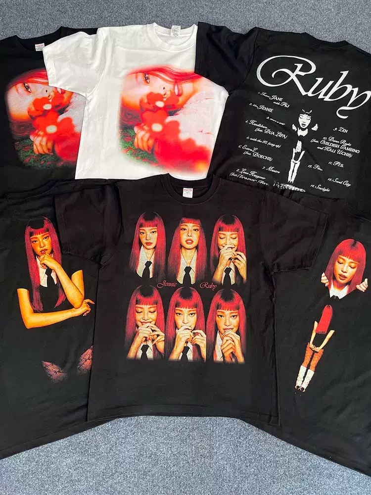 Blackpink Jennie Complex LA Rubify inspired tshirt