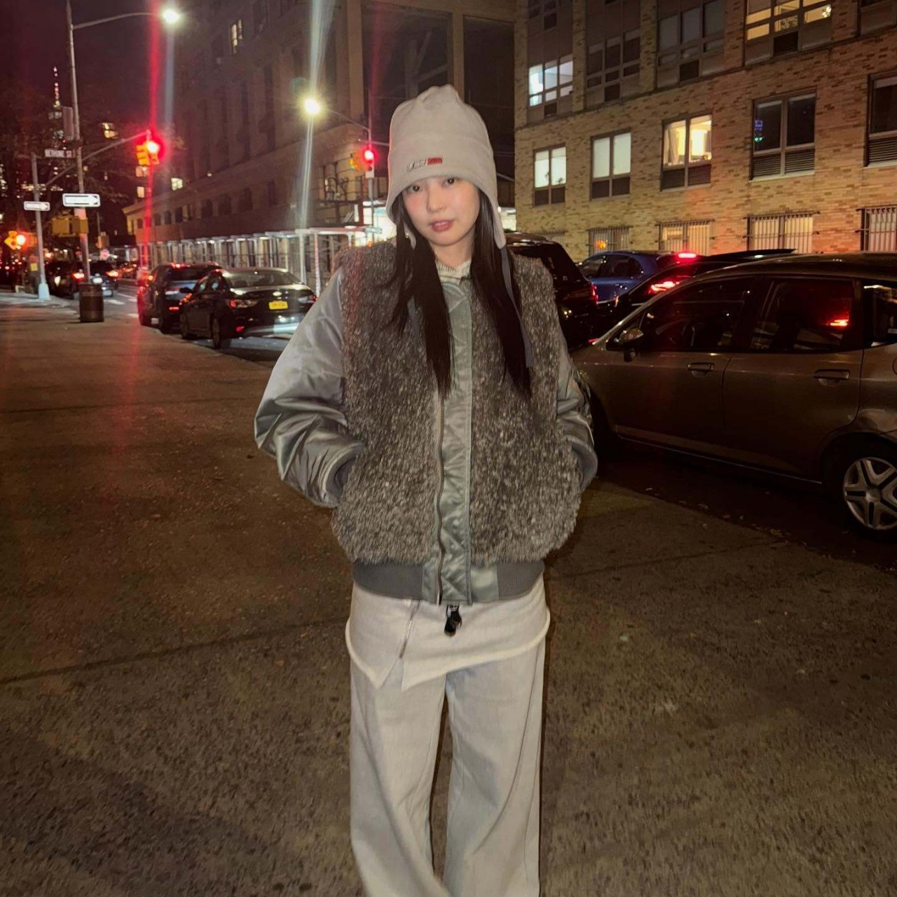 Blackpink Jennie&Newjeans Haerin Inspired Polar Fleece Earflap