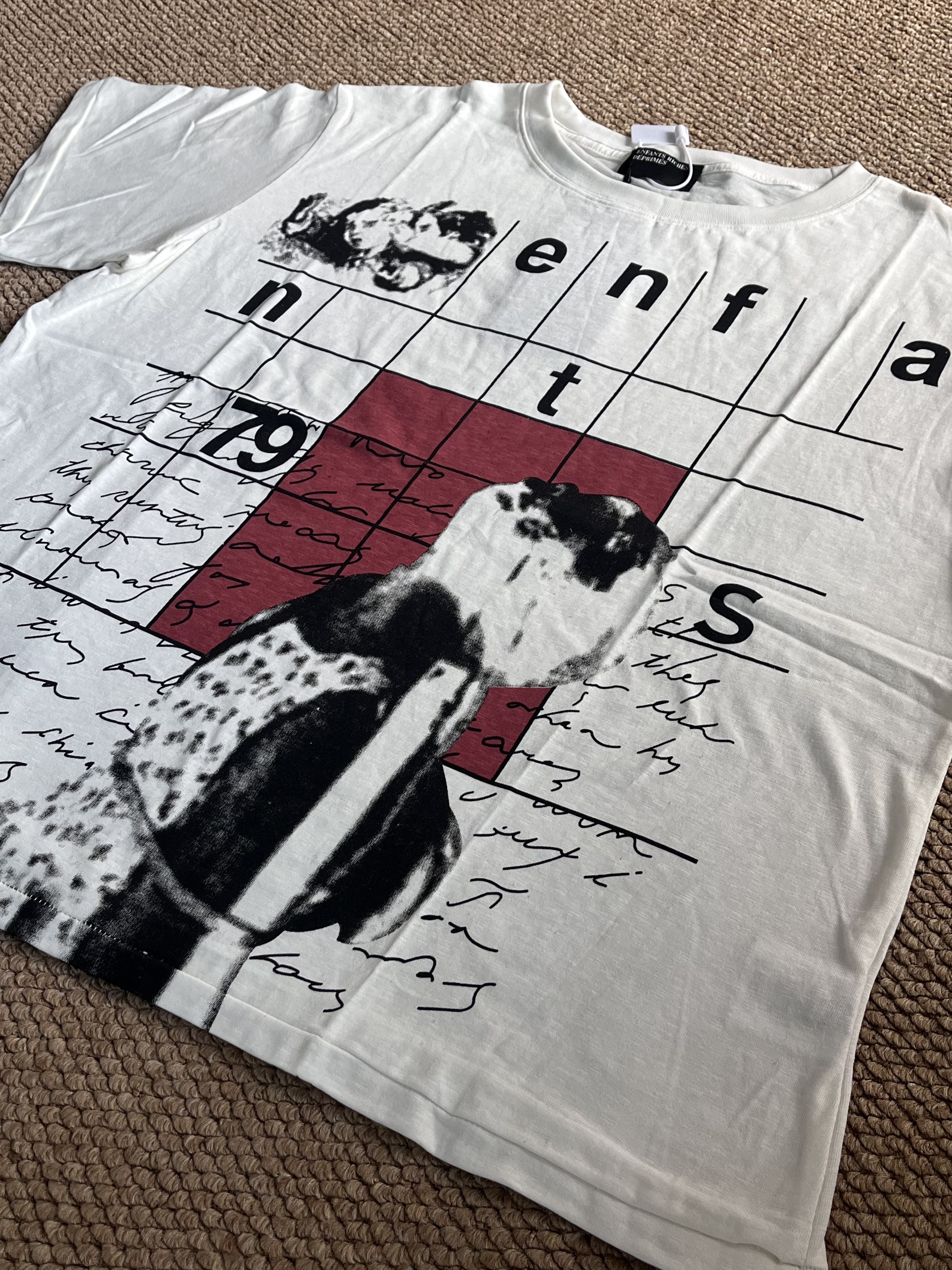 ENHYPEN Niki & Boynextdoor Jaehyun Inspired Punk Style Printed T-Shirt