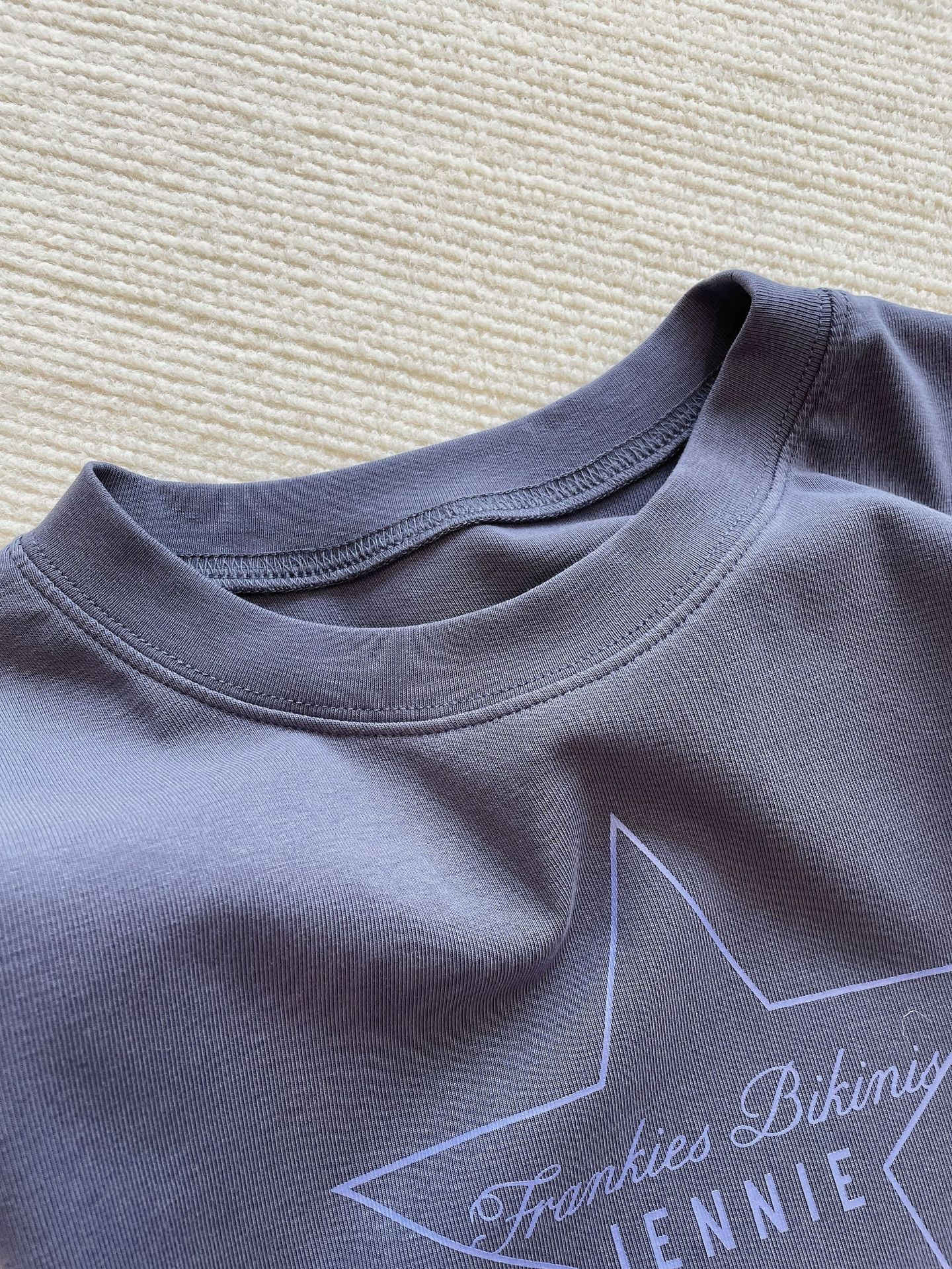 Blackpink Jennie Inspired Frankies Bikinis Star Print Cotton Tee & Short Set