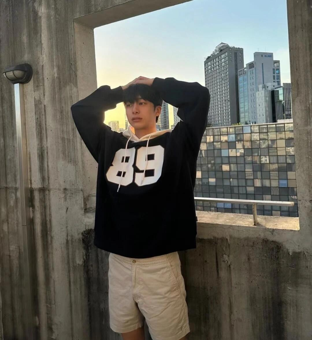 TXT Soobin & Red Velvet Seulgi Inspired Color Block 89 Hoodie