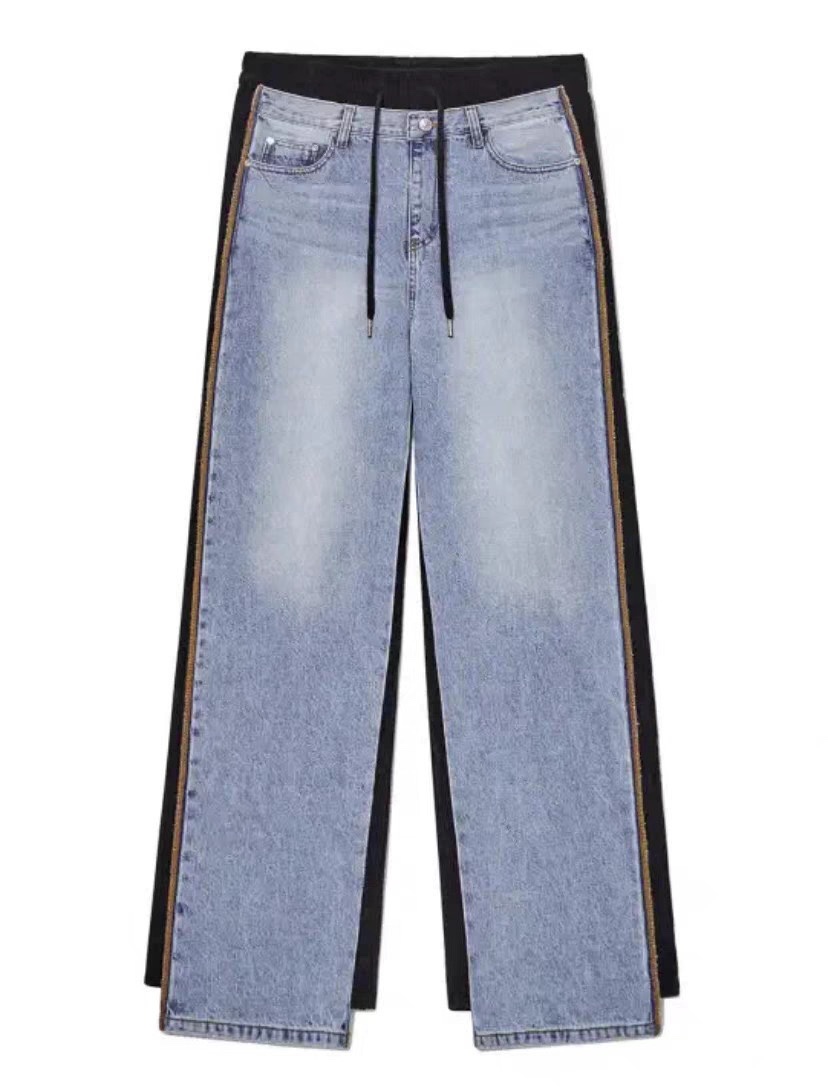 Newjeans&IVE&I-DLE Inspirer Two Waist Pants