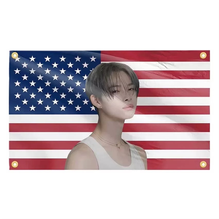 Enhypen NIKI Flag Tapestry- Kpop Wall Banner