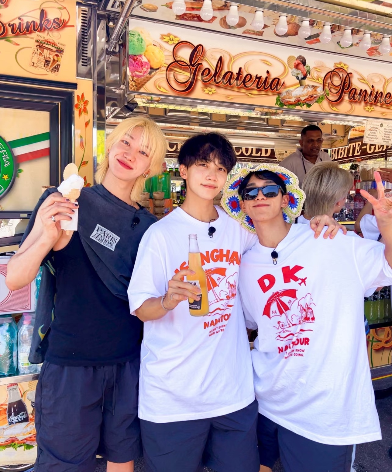 Seventeen NANATOUR inspired short crewneck t-shirt-SEVENTEEN