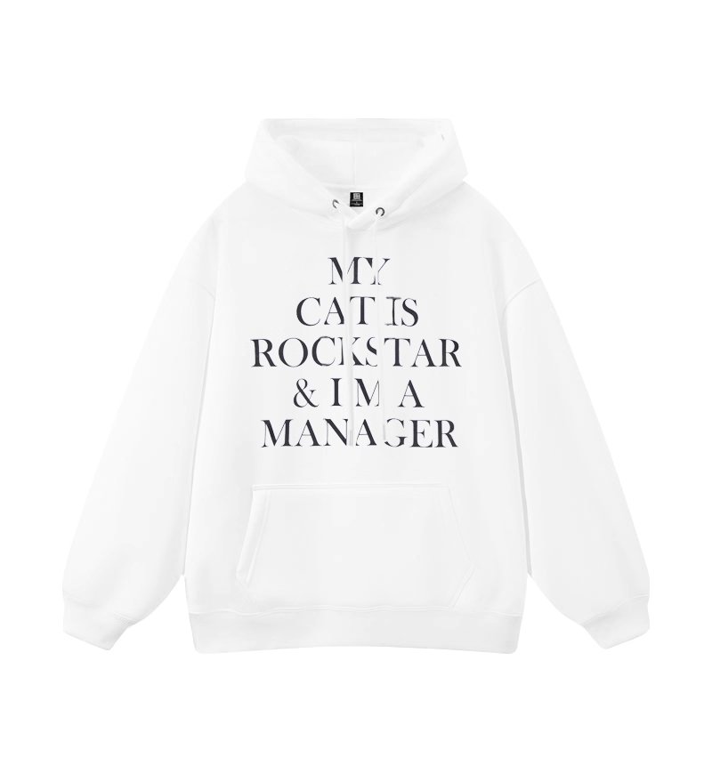  ENHYPEN Sunoo Inspired White Letter Print Hoodie