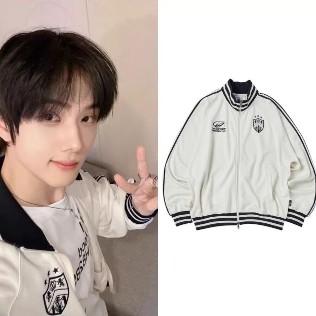 Enhypen&Riize&ZB1 Inspired Jersey Track Jacket