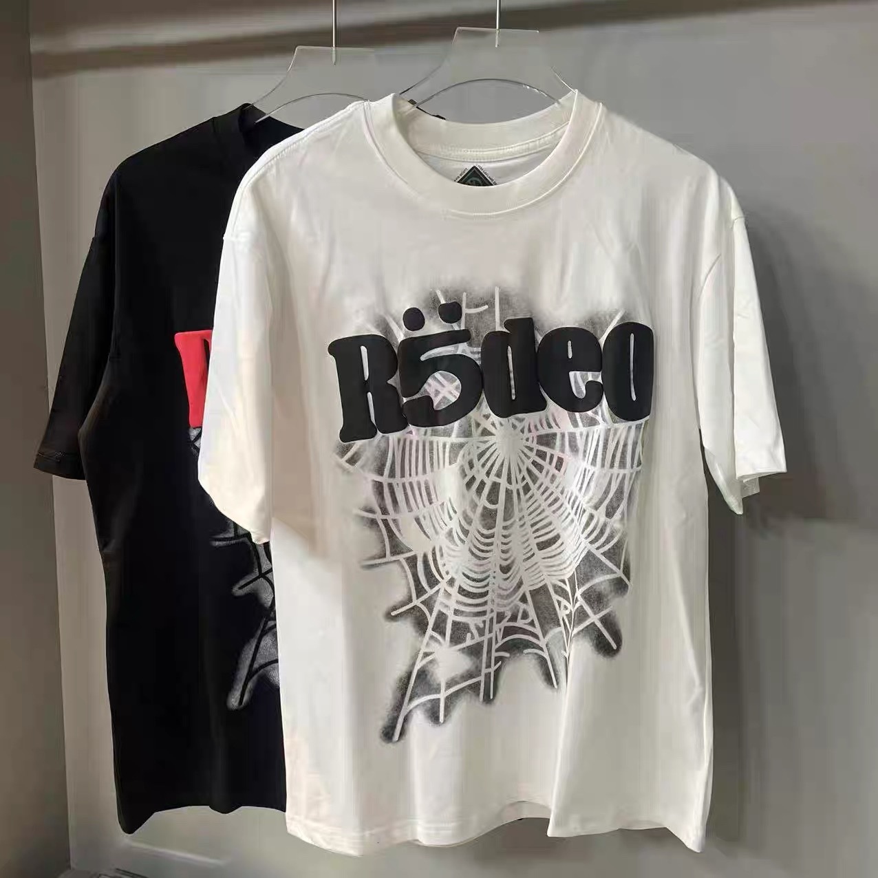 ENHYPEN Heeseung Inspired Spider-web Print T-Shirt