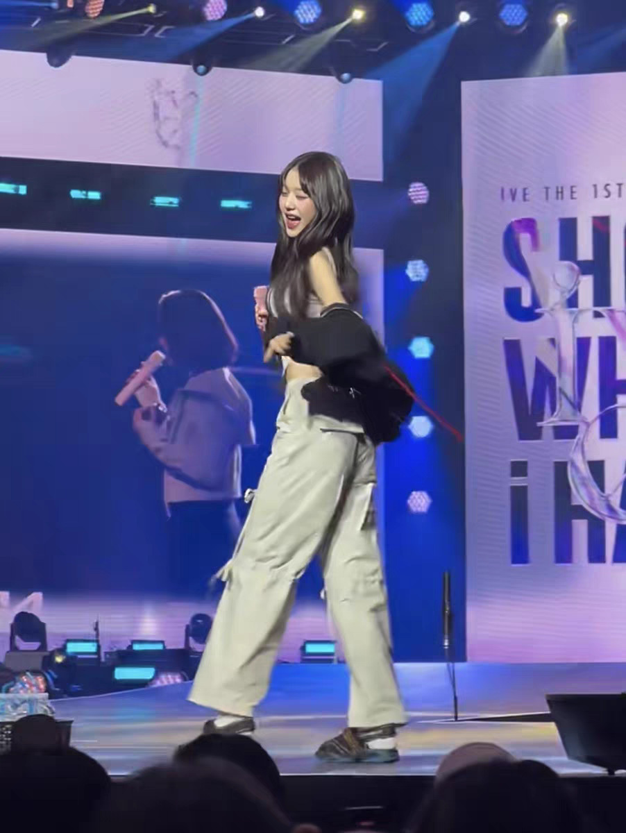 IVE Wonyoung&Rei Inspired Bow Tie Straight Leg Pants