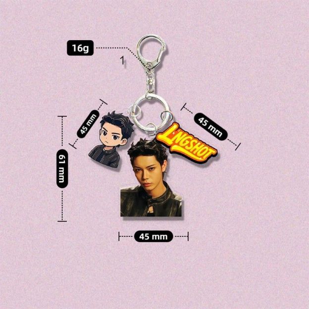 lngshot Acrylic keyring keychain pendant