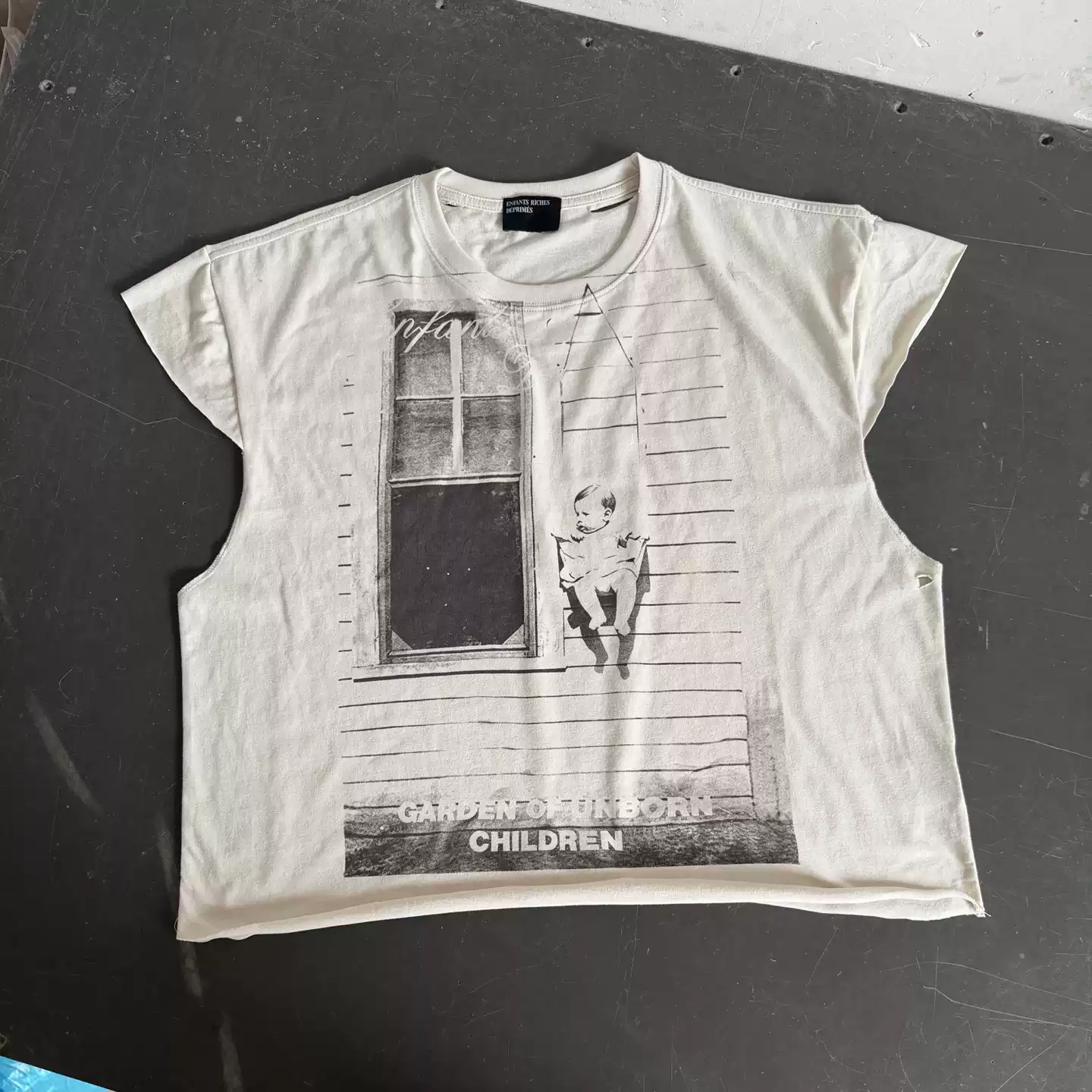 Stray kids Hyunjin Inspired ERD Garden of Unborn Children Cutoff T-Shirt-straykids