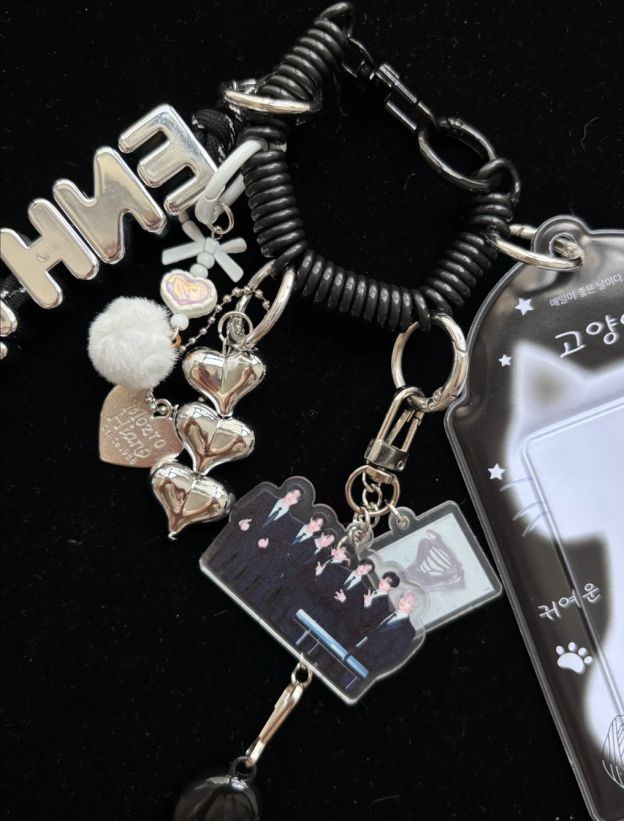 Enhypen Acrylic Photocard Holder Keychain Bag Charm