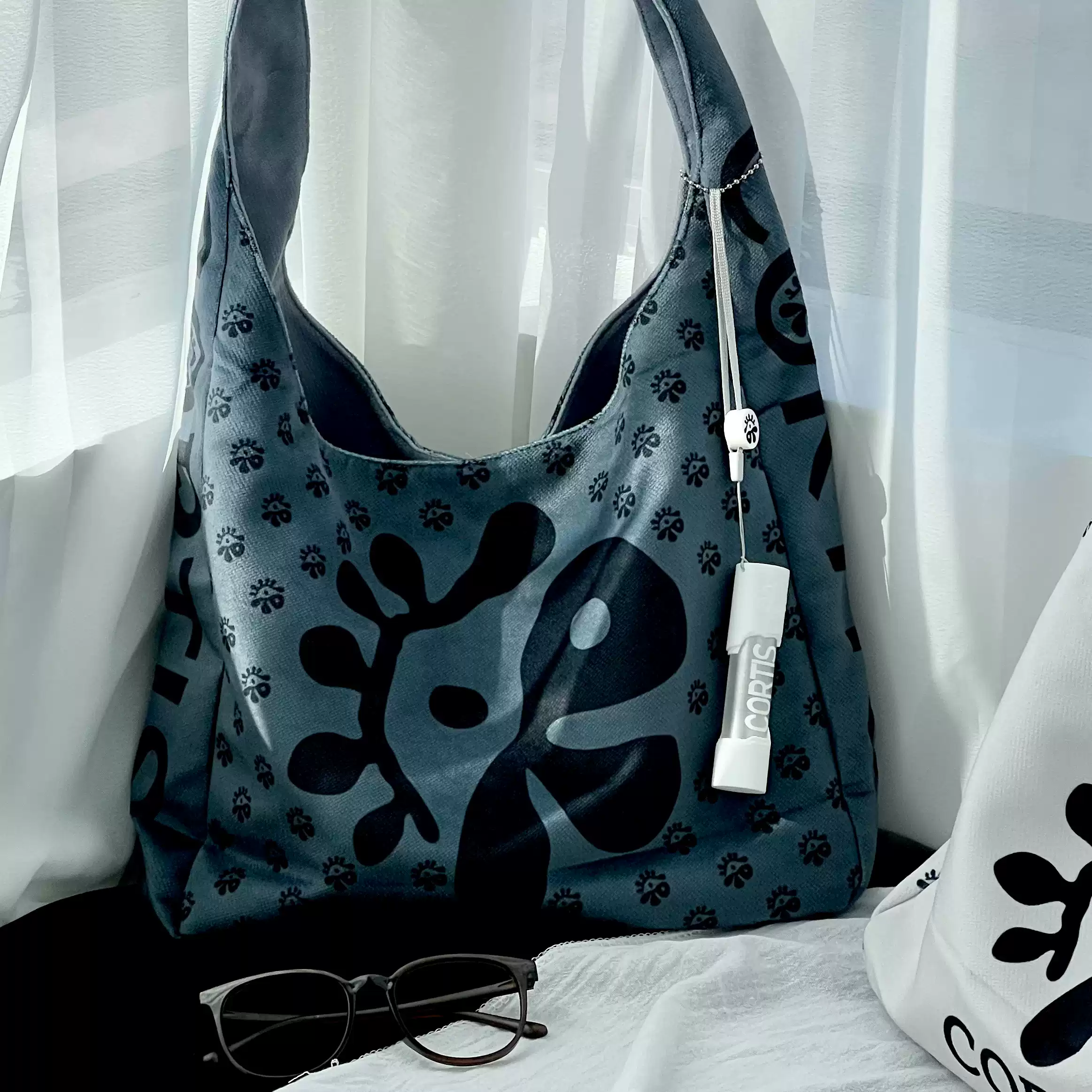 Cortis Printed Canvas Tote Bag 