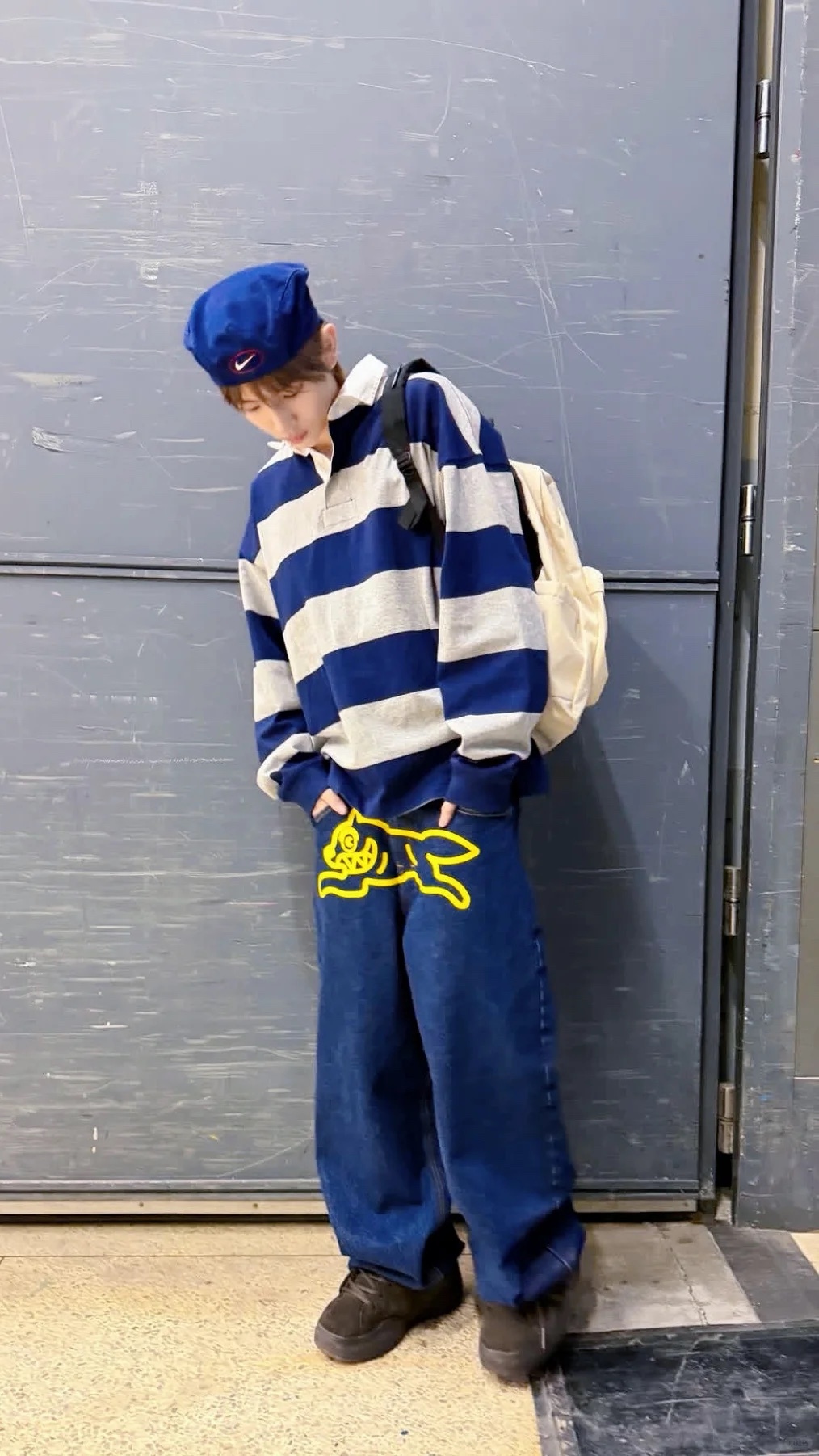 Cortis Juhoon Inspired Beige Backpack