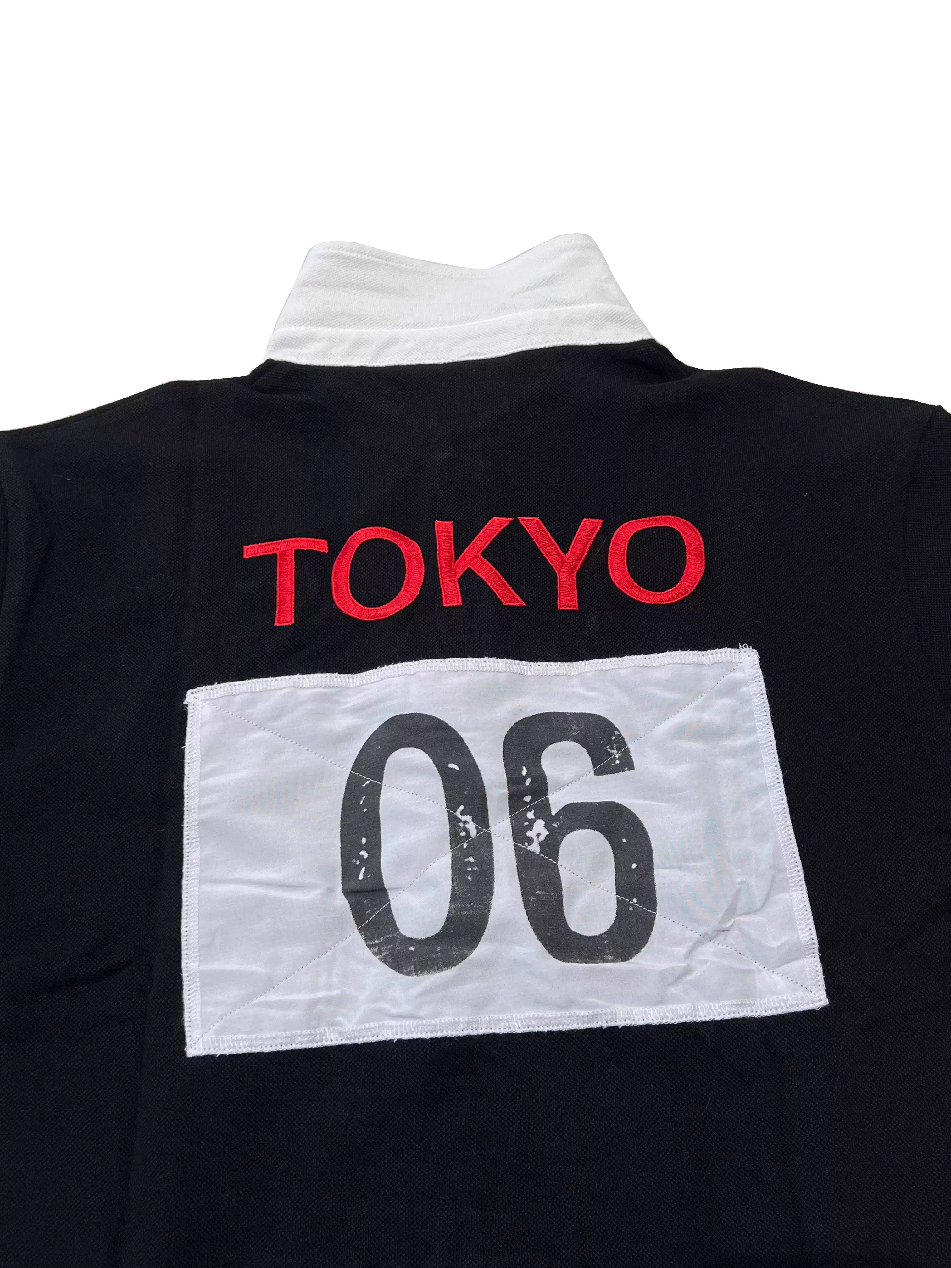 Cortis Martin Inspired Tokyo Sex Embroidered Polo Shirt