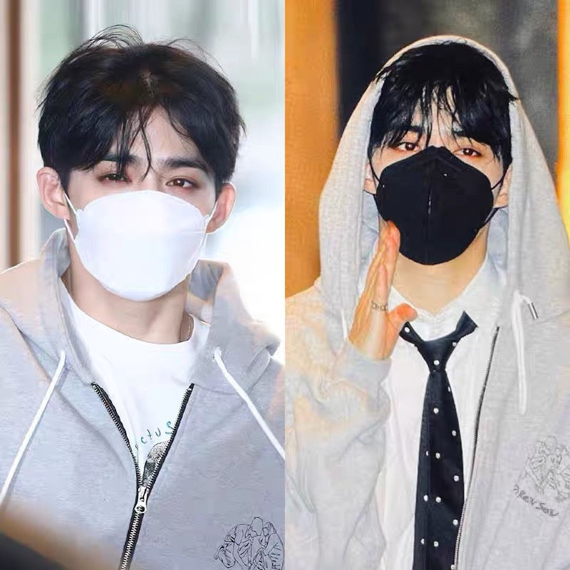 SEVENTEEN S.Coups&Jeonghan Inspired Gray Zip-up Hoodie