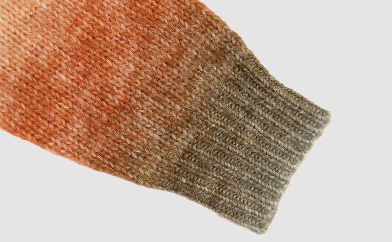 Aespa Winter Inspired Gradient Knit Cardigan