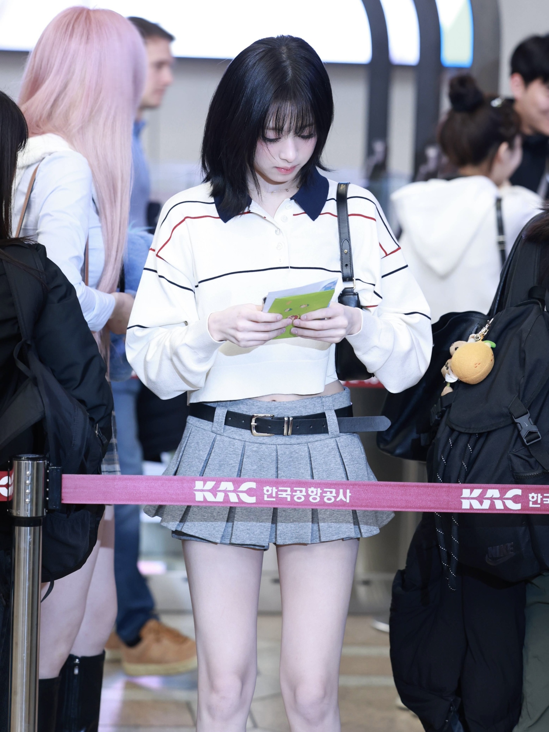 Babymonster Ahyeon Inspired Mine Pleated Skirt