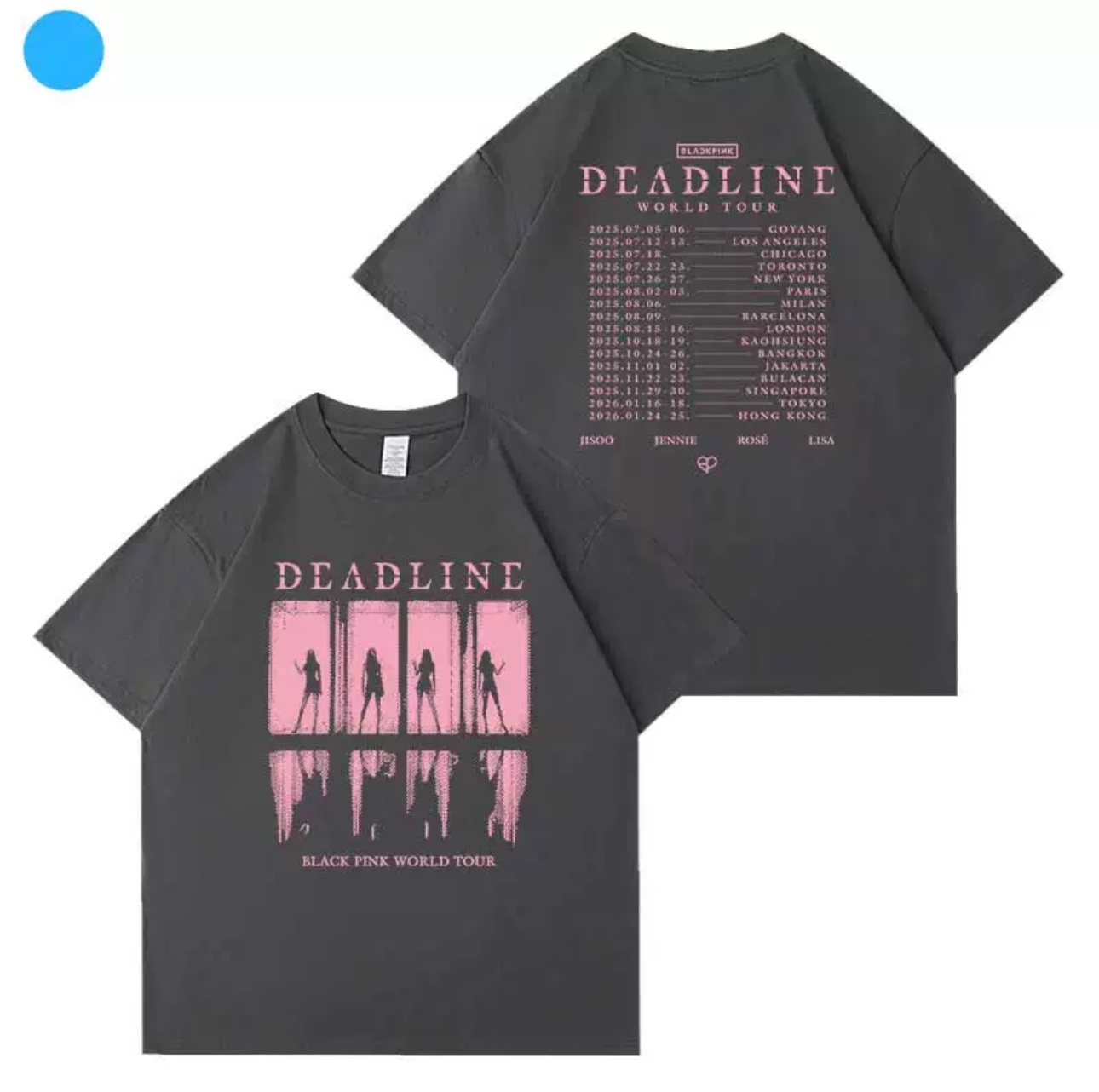 BLACKPINK 2025 Concert DEADLINE Official Style inspired T-Shirt