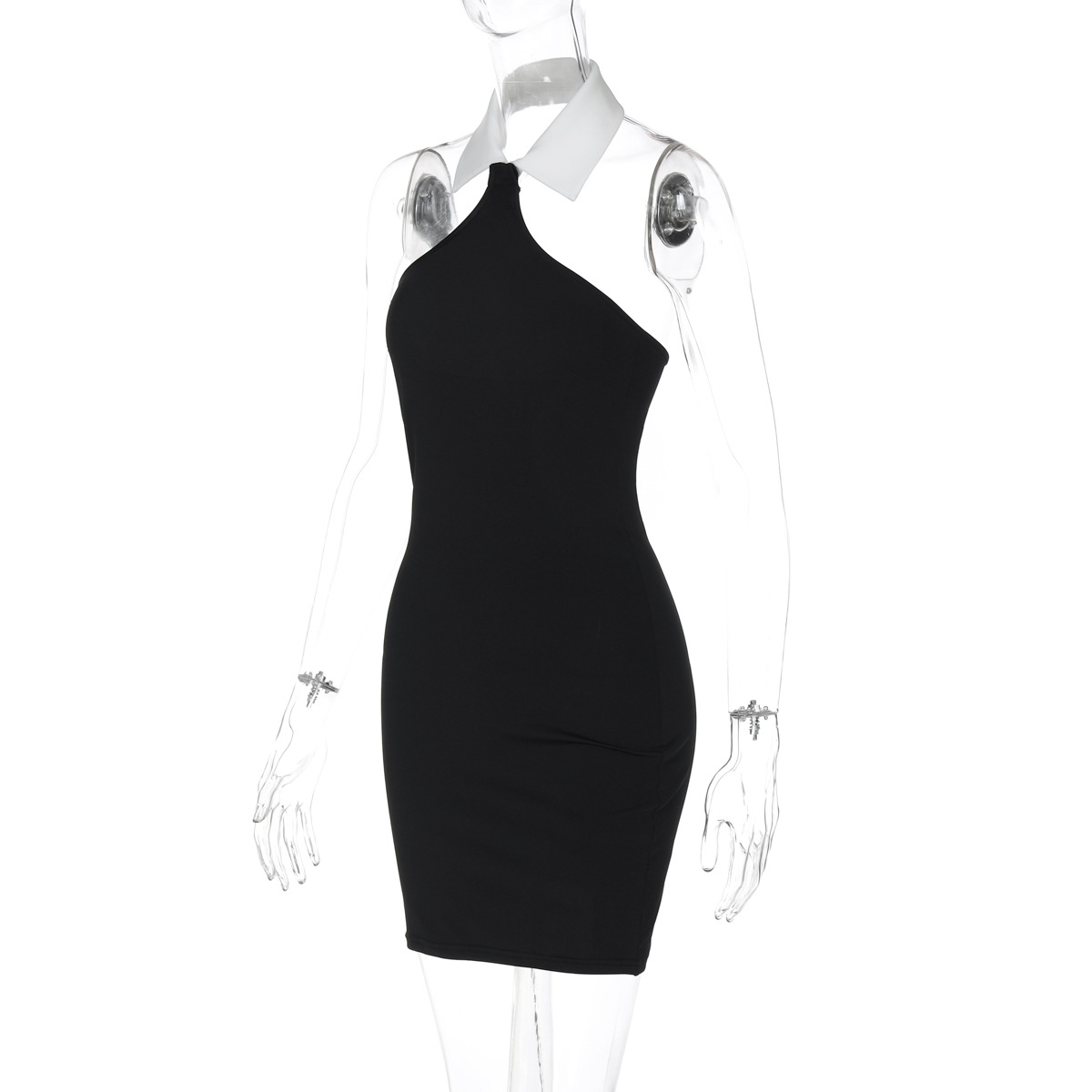 Collar Off-the-shoulder Bodycon Dress for STAY | Stray Kids Concert Outfit