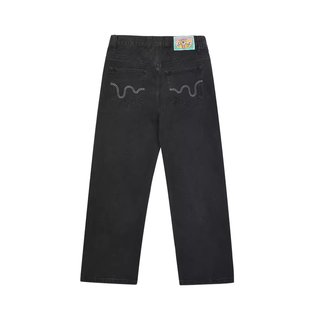 Cortis Juhoon Inspired Ice Cream Running Dog Denim Jeans