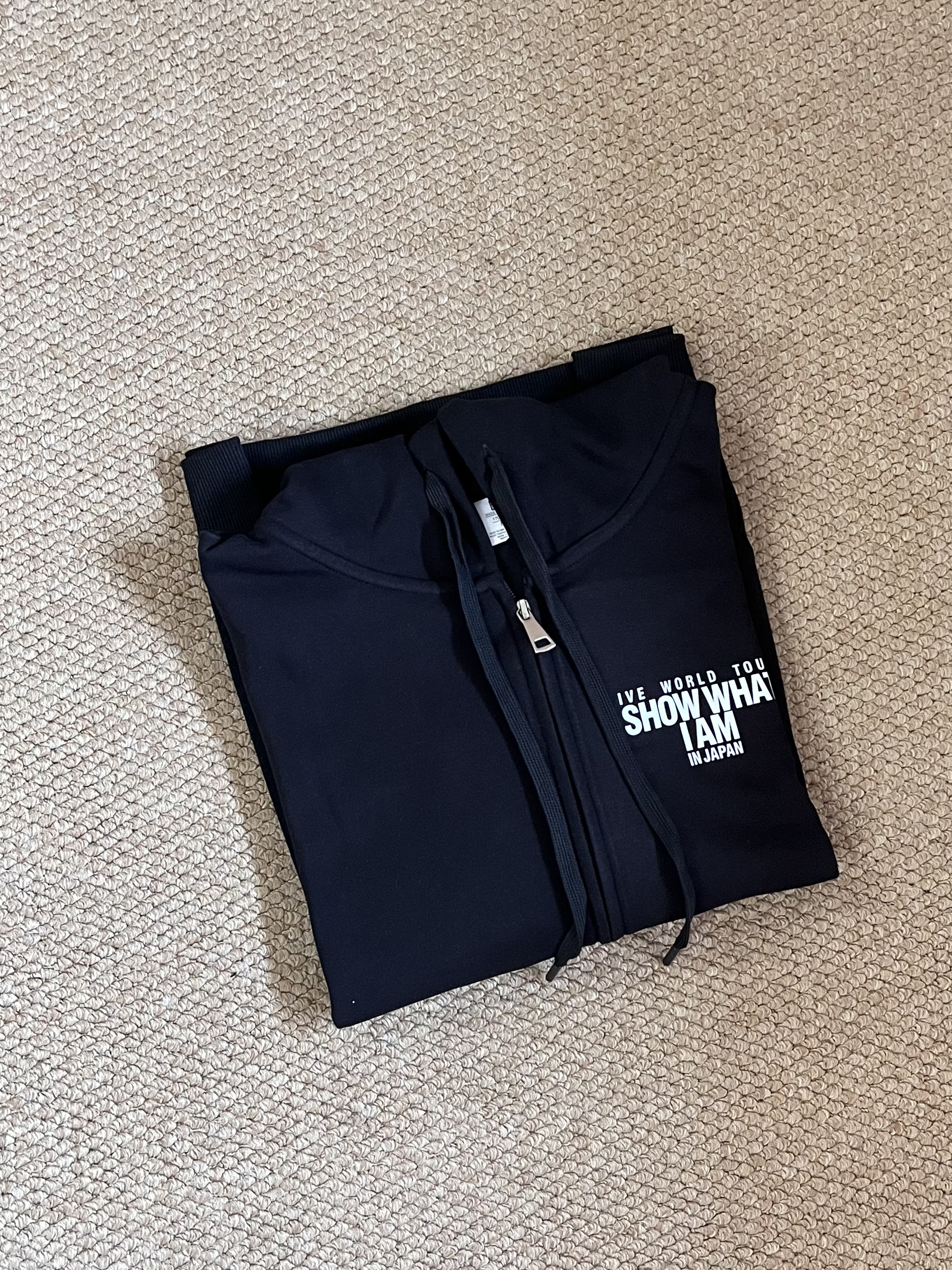 IVE 2026 World Tour Show What I Am Merch Inspired Winged Crest Zip Hoodie