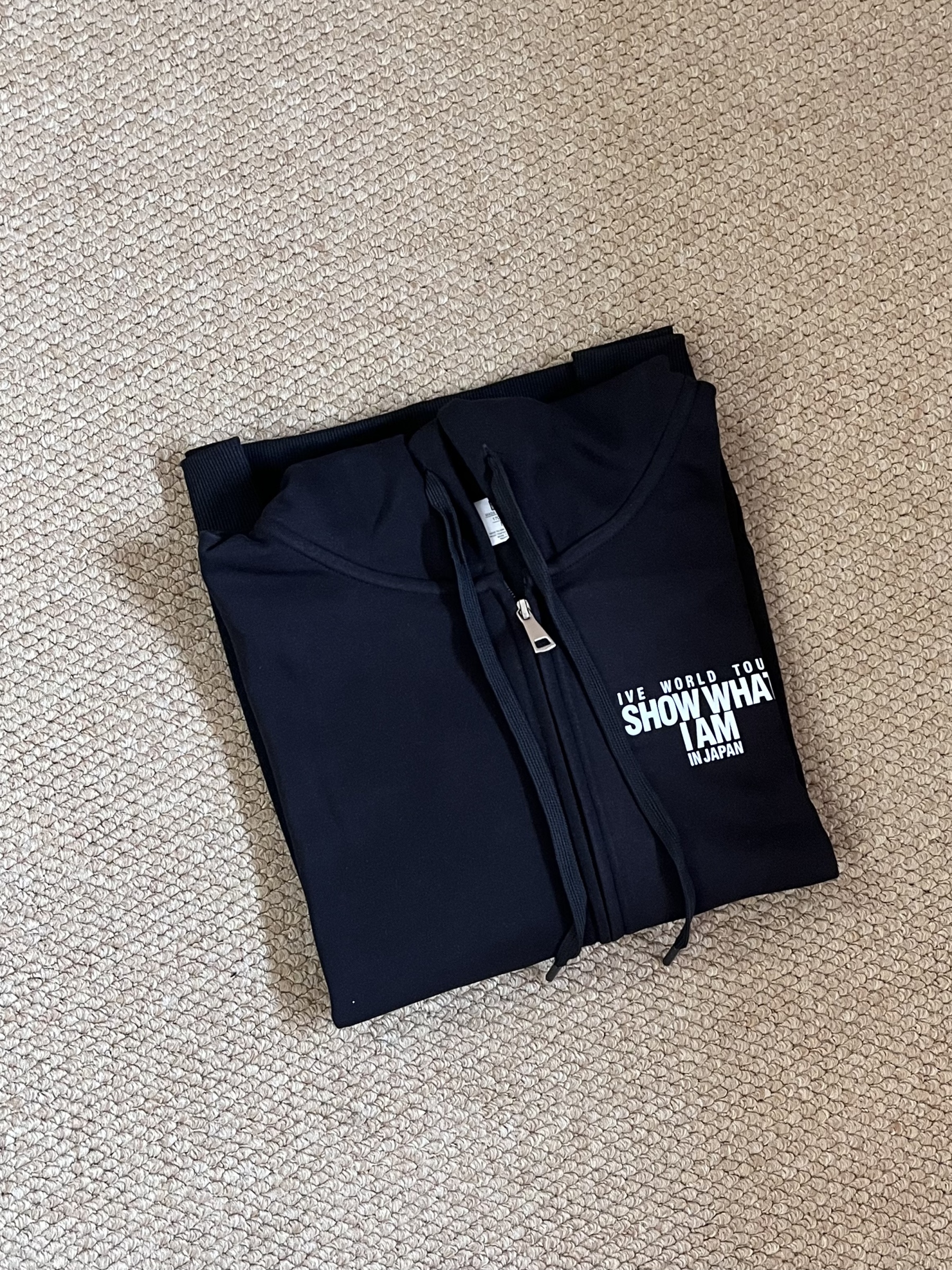IVE 2026 World Tour Show What I Am Merch Inspired Winged Crest Zip Hoodie