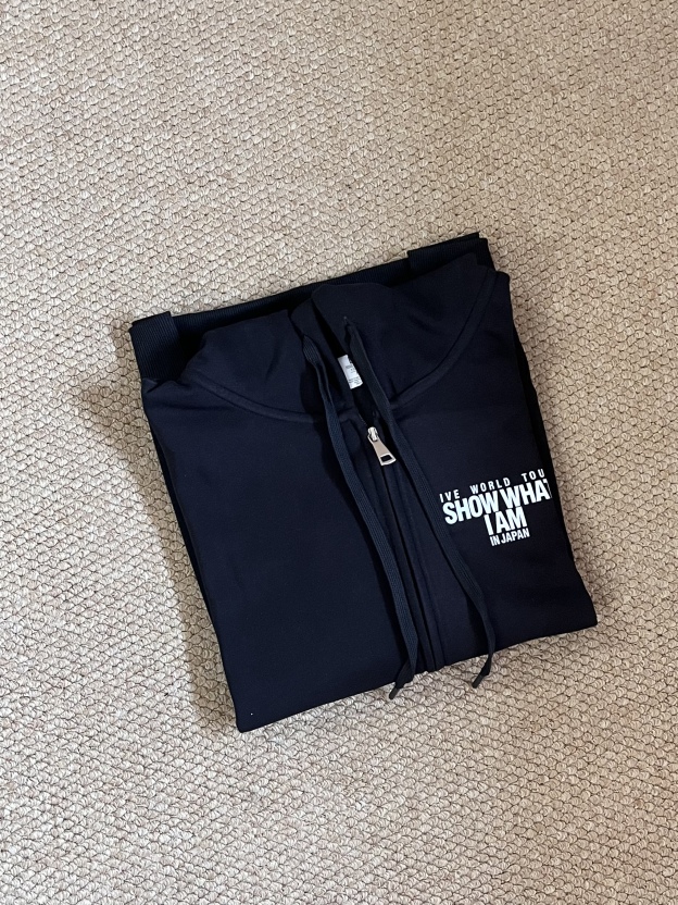 IVE 2026 World Tour Show What I Am Merch Inspired Winged Crest Zip Hoodie