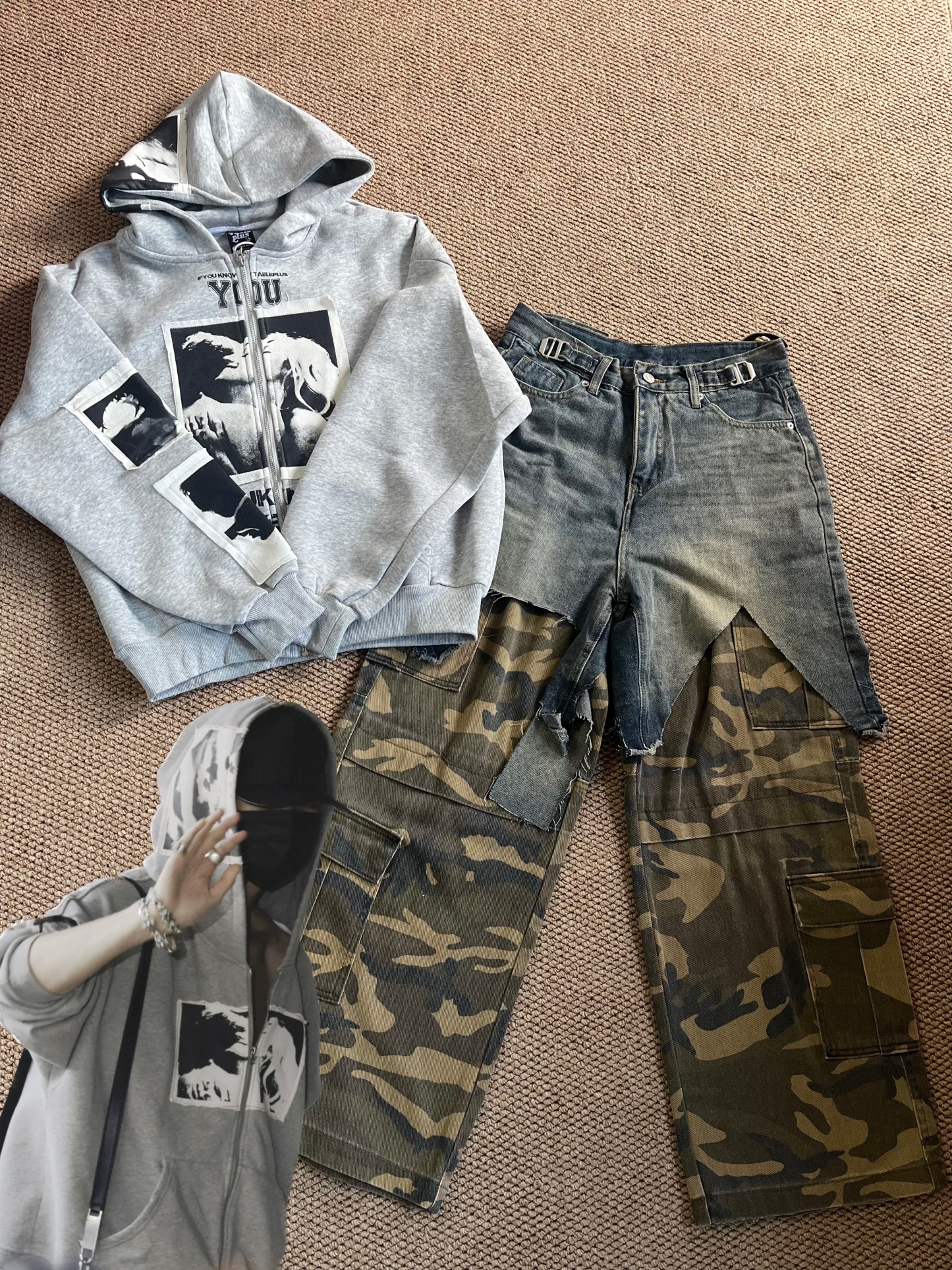 Enhypen Niki Inspired Graphic Hoodie Jacket-Ni-Ki