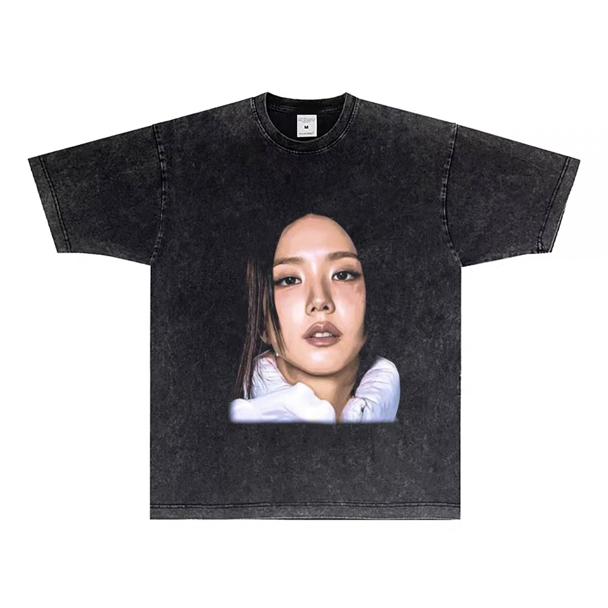 Blackpink Custom Member Printed Retro Washed T-Shirt