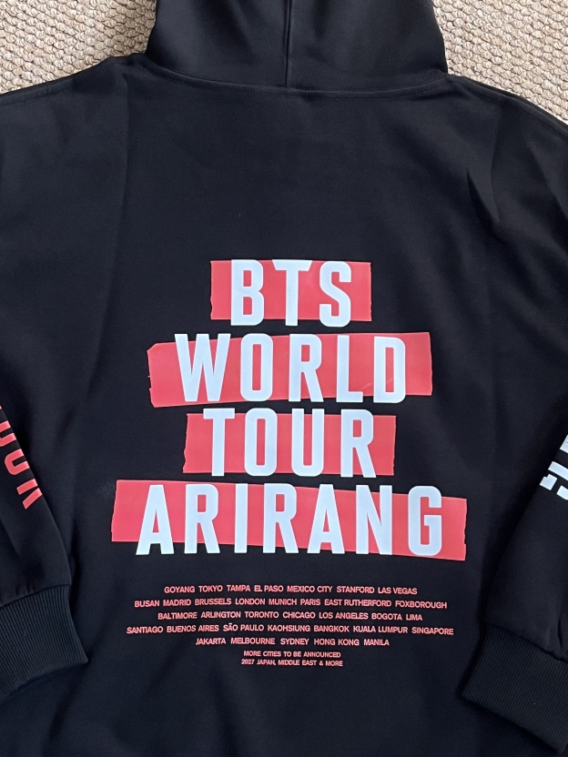 BTS 2026 World Tour ARIRANG Merch Inspired Hoodie Jacket